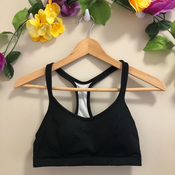 Champion Double Dry Black Sports Bra 34 B